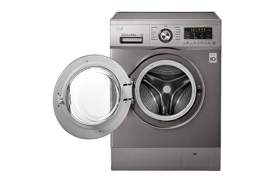 LG Lavarropas Carga Frontal de 8,5Kg   Velocidad de Centrifugado 1400RPM, F1400TD, thumbnail 4